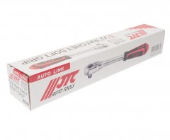 Ключ трещотка 1/2" 36 зубьев 257мм с резиновой рукояткой JTC-3604B