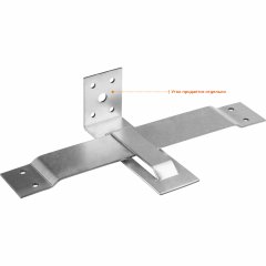Скользящая опора ЗУБР СОС-2.0 пластина 40x250(190) x 2мм 310166-190