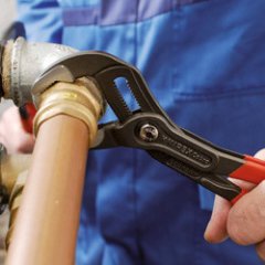 KNIPEX Cobra® фосфатированные, серого цвета 250 мм, ( KN-8702250SB )