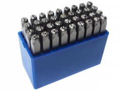 Клейма буквенные кириллица 4мм (HRC 60+-2° DIN 1451) JTC-7251