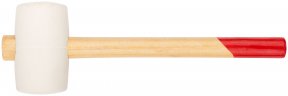 Киянка резиновая белая, деревянная ручка 60 мм ( 450 гр ) КУРС 45333