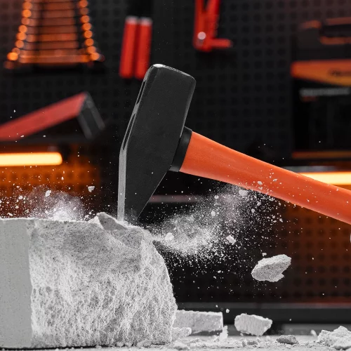 Молоток слесарный, 1500 г, фибергласовая обрезиненная рукоятка Sparta 10381