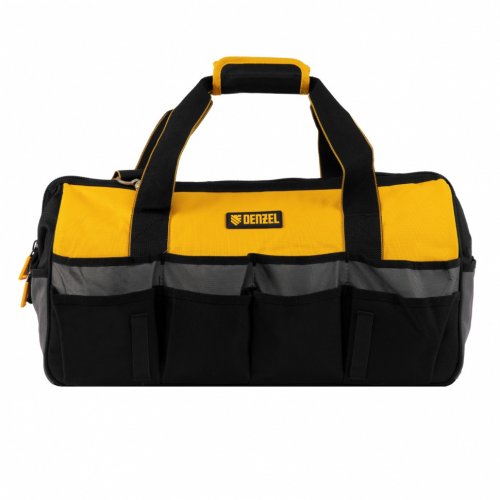 Сумка для инструмента, 500х245х300 мм, 20 карман.,съемный органайз. 10 карман.,наплеч. рем. Denzel 90293