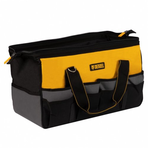 Сумка для инструмента, 500х245х300 мм, 20 карман.,съемный органайз. 10 карман.,наплеч. рем. Denzel 90293