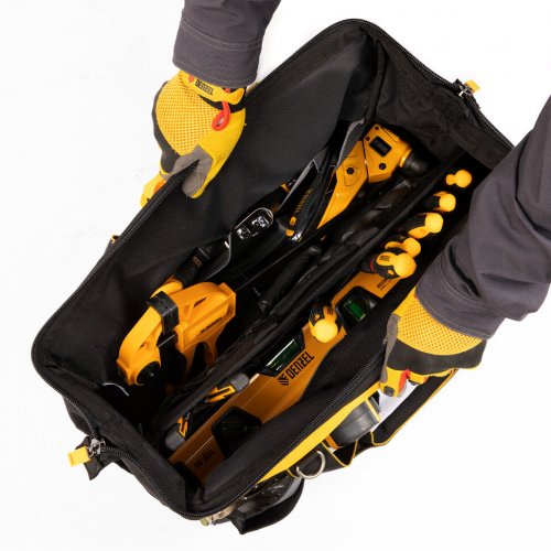 Сумка для инструмента, 500х245х300 мм, 20 карман.,съемный органайз. 10 карман.,наплеч. рем. Denzel 90293