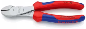 Кусачки боковые особой мощности хромированные 180 мм, KNIPEX, ( KN-7405180 )