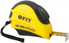 Рулетка с автостопом "Инфинити" 5 м x 19 мм FIT 17349