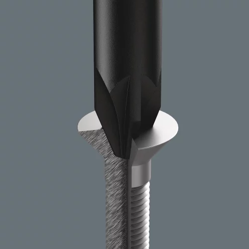 1555 PZ Kraftform Micro Отвертка для винтов с профилем Pozidriv, PZ 0 x 60 mm, WERA, ( WE-030115 )