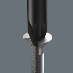 1555 PZ Kraftform Micro Отвертка для винтов с профилем Pozidriv, PZ 0 x 60 mm, WERA, ( WE-030115 )