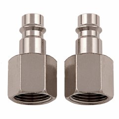 Ниппель универсальный быстросъемный ("папа"), 3/8, внутренняя резьба, 2 шт, Stels 57060