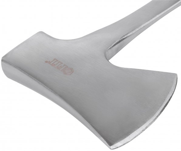 Топор туриста цельнометаллический пластиковая прорезиненная ручка 600 гр. FIT 46268