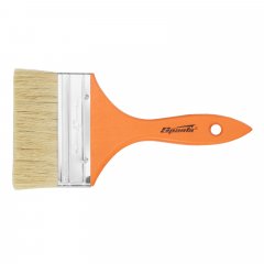 Кисть плоская Slimline 4" (100 мм), натуральная щетина, деревянная ручка Sparta 824455