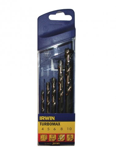 Набор сверл по металлу Turbomax 5 шт (170 гр), IRWIN ( 10502234 )