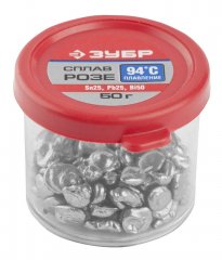 Сплав РОЗЕ (50 гр; гранулы) ЗУБР 55457-050