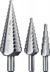 Набор ступенчатых сверл (Р6М5; 3 шт.) по металлу ЗУБР 29670-4-30-H3_z01