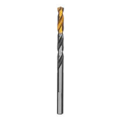 Сверло спиральное по металлу 6,5 x 93мм, Р6М5, Golden Tip, многогранная заточка Denzel