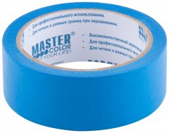 Лента малярная синяя, для наружных работ, 36 мм x 25 м MASTER COLOR 30-6413