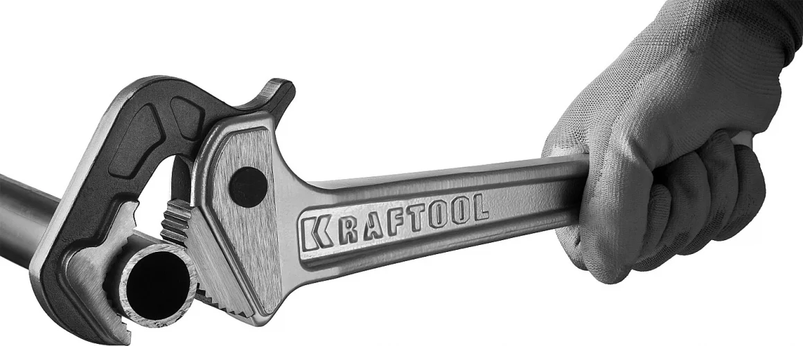 Трубный ключ KRAFTOOL MASTERGRIP быстрозажимной, 1/2-2 27365-14