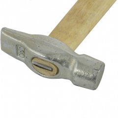 Молоток слесарный, 400 г, круглый боек, деревянная рукоятка Россия 10239