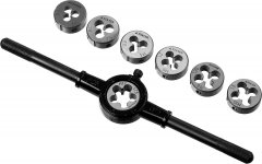 Набор плашек STAYER MASTER плашкодержатель, плашки 7шт, 8 предметов 28015-H8_z01