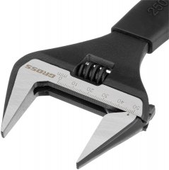 Ключ разводной, 250 мм, CrV, тонкие губки, защитные насадки Gross 15569