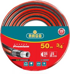 Поливочный армированный 5-ти слойный шланг RACO PREMIUM 3/4"x50м 40300-3/4-50_z01