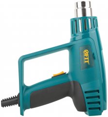 Фен технический 2000 Вт; 250/500 °C; 250/550 л/мин; рез. накл.; коробка FIT 80607