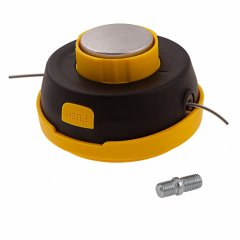 Катушка триммерная полуавтоматическая, легкая заправка лески, гайка M10x1.25, винт M10-M10, подшипник Denzel 96318