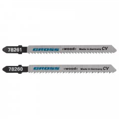 Набор полотен для электролобзика по дереву, 2 шт, (T101B+T101BR) Gross 78255