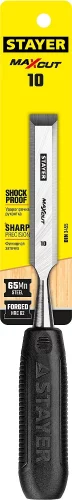 Стамеска STAYER Max-Cut с пластиковой рукояткой, 10 мм 1820-10_z01