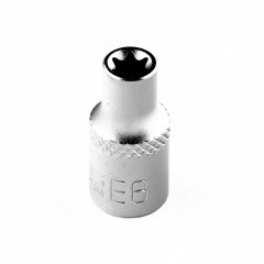 Головка торцевая 1/4, Е6, CrV STELS 13865
