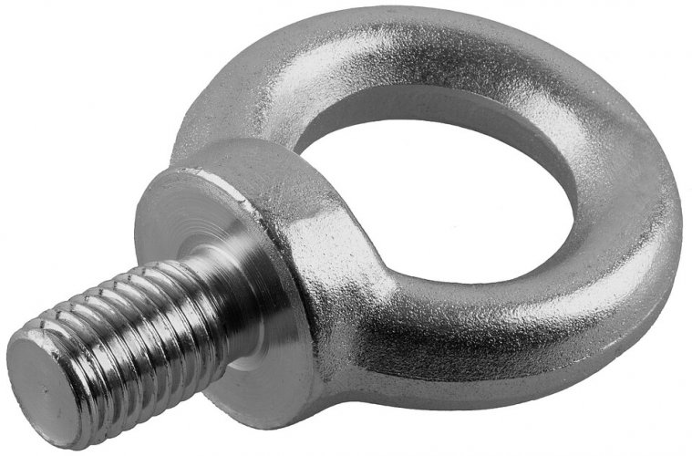 Рым-болт DIN 580 оцинкованный (М12; ТФ6) ЗУБР 4-304316-12