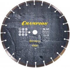 Диск алмазный CHAMPION бетон L 350/25,4/10 Concremax (старый бетон, ж/б с наполн.сред.тв)
