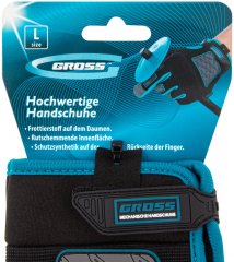 Перчатки универсальные комбинированные DELUXE, L Gross 90333