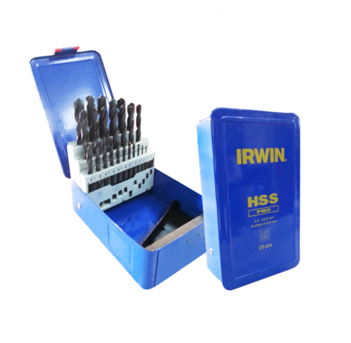 Набор сверл по металлу HSS Pro 25 шт (1,0 - 13,0 мм), IRWIN ( 10502504 )