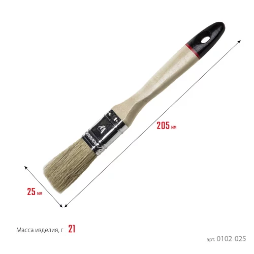 Плоская кисть STAYER UNIVERSAL-EURO 0102-025