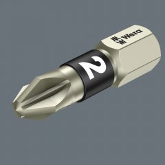 3855/1 TS Биты, Нержавеющая сталь, PZ 1 x 25 mm, WERA, ( WE-071020 )