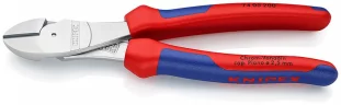Кусачки боковые особой мощности хромированные 200 мм, KNIPEX, ( KN-7405200SB )