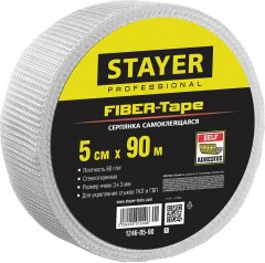 Самоклеящаяся серпянка STAYER FIBER-Tape, 5 см х 90м, Professional 1246-05-90 1246-05-90_z01