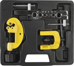 Развальцовка для труб из цветных металлов с труборезом STAYER в боксе, 3/16" - 5/8", 6-8-10-12-14-15 мм 2370_z01