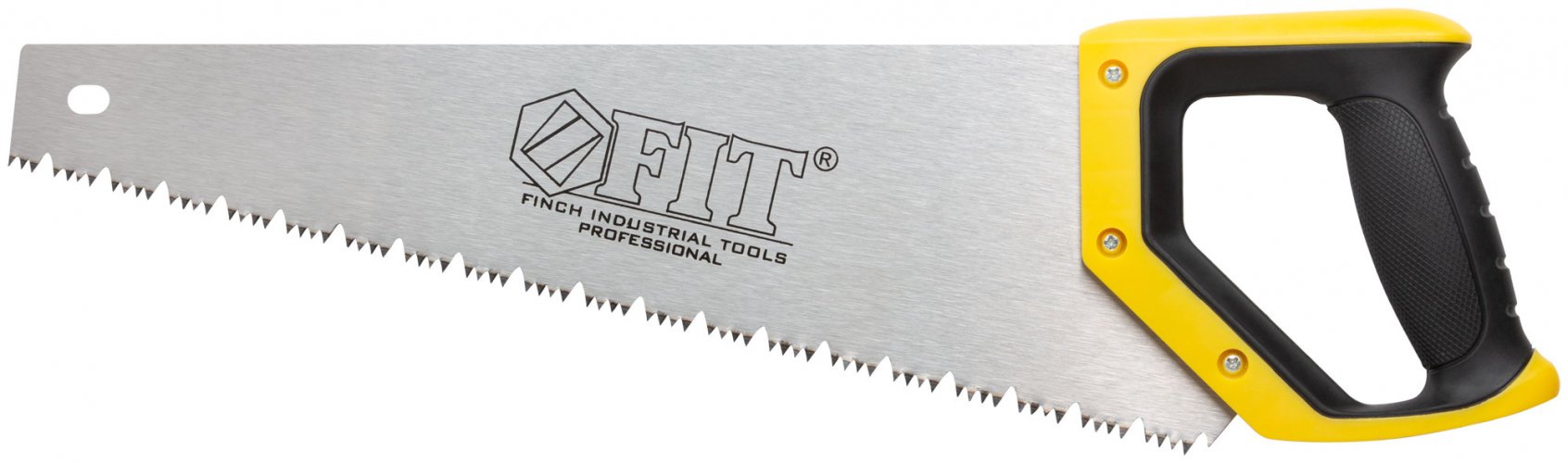 Ножовка по дереву, переменный ль, каленый зуб, по живой/влажной древесине, 400 мм FIT 40532