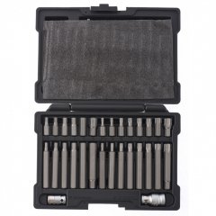 Набор бит HEX, Torx , SPLine, хвостовик-шестигранник 1/2, CrV, 42 шт. Stels 11318