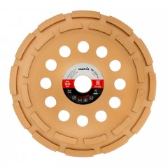 Чашка алмазная зачистная, 180 мм, двухрядная Matrix 72998
