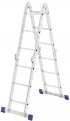 Лестница шарнирная алюминиевая, 4 х 3 ступени, Россия, Сибртех 97881