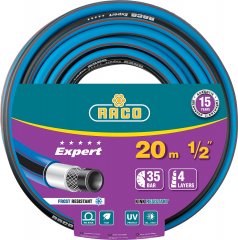 Поливочный армированный 4-х слойный шланг RACO EXPERT 1/2"x20м 40302-1/2-20_z01