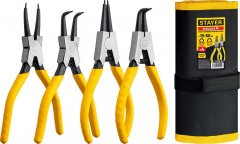 Набор съемников стопорных колец STAYER Hercules-4, 4 шт, 160 мм 22830-H4