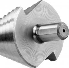 Ступенчатое сверло по металлу ЗУБР Профессионал 6-52 мм, 12 ступеней, сталь Р6М5 29670-6-52