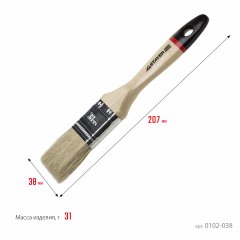 Плоская кисть STAYER UNIVERSAL-EURO 0102-038