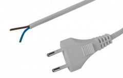 Соединительный шнур с вилкой для электроприборов, 3 м, СВЕТОЗАР, SV-55141-3