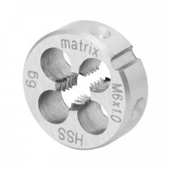 Плашка М6 х 1 мм, Р6М5 Matrix 77075